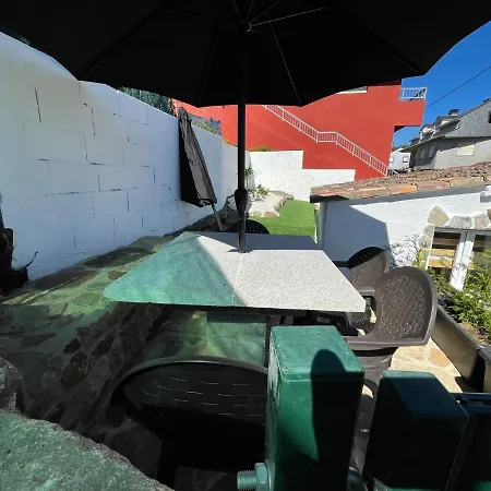Casita Independiente Y Tres Apartamentos Con Piscina Ladeira Playa Baiona Exterior foto