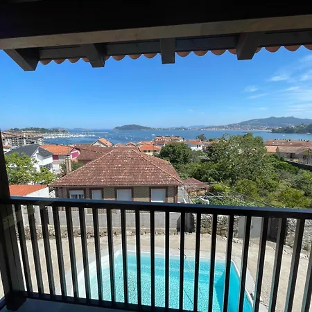 Casita Independiente Y Tres Apartamentos Con Piscina Ladeira Playa Baiona Exterior foto